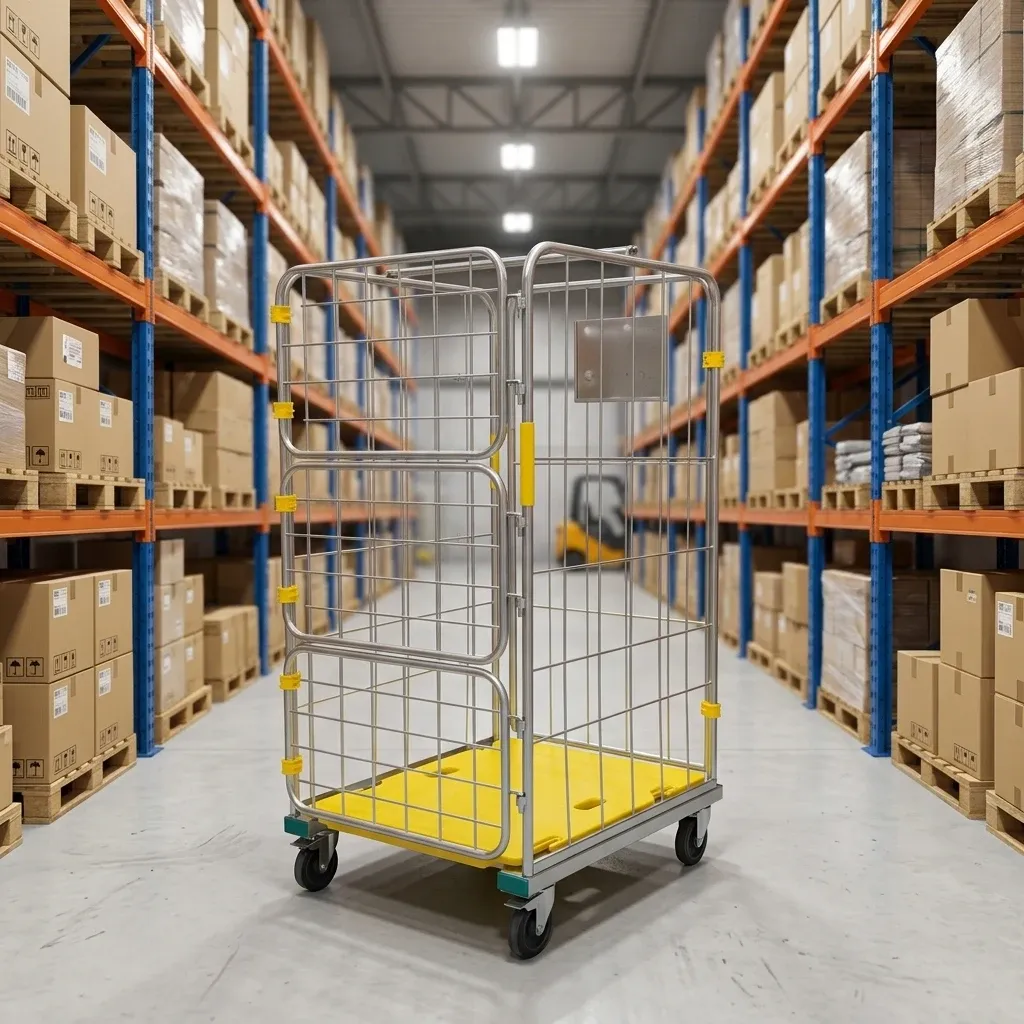 Logistic Trolley Steel Wire Material Roll Container (LPT-71918) photo 5