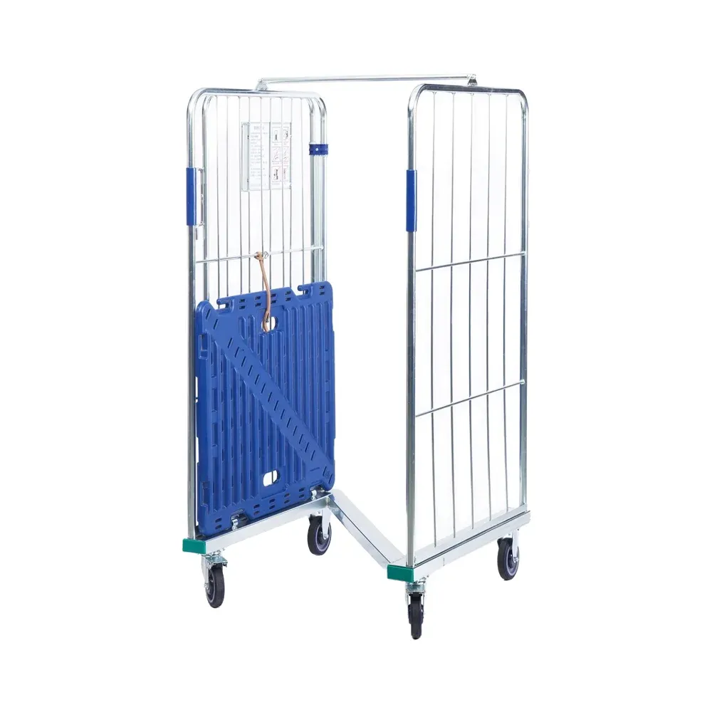 500 kg Warehouse Roll Cages Trolley Four-Wheel detail 3