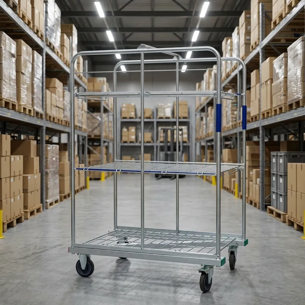 Supermarket Folding Hand Trolley (LPT-05244) photo 1