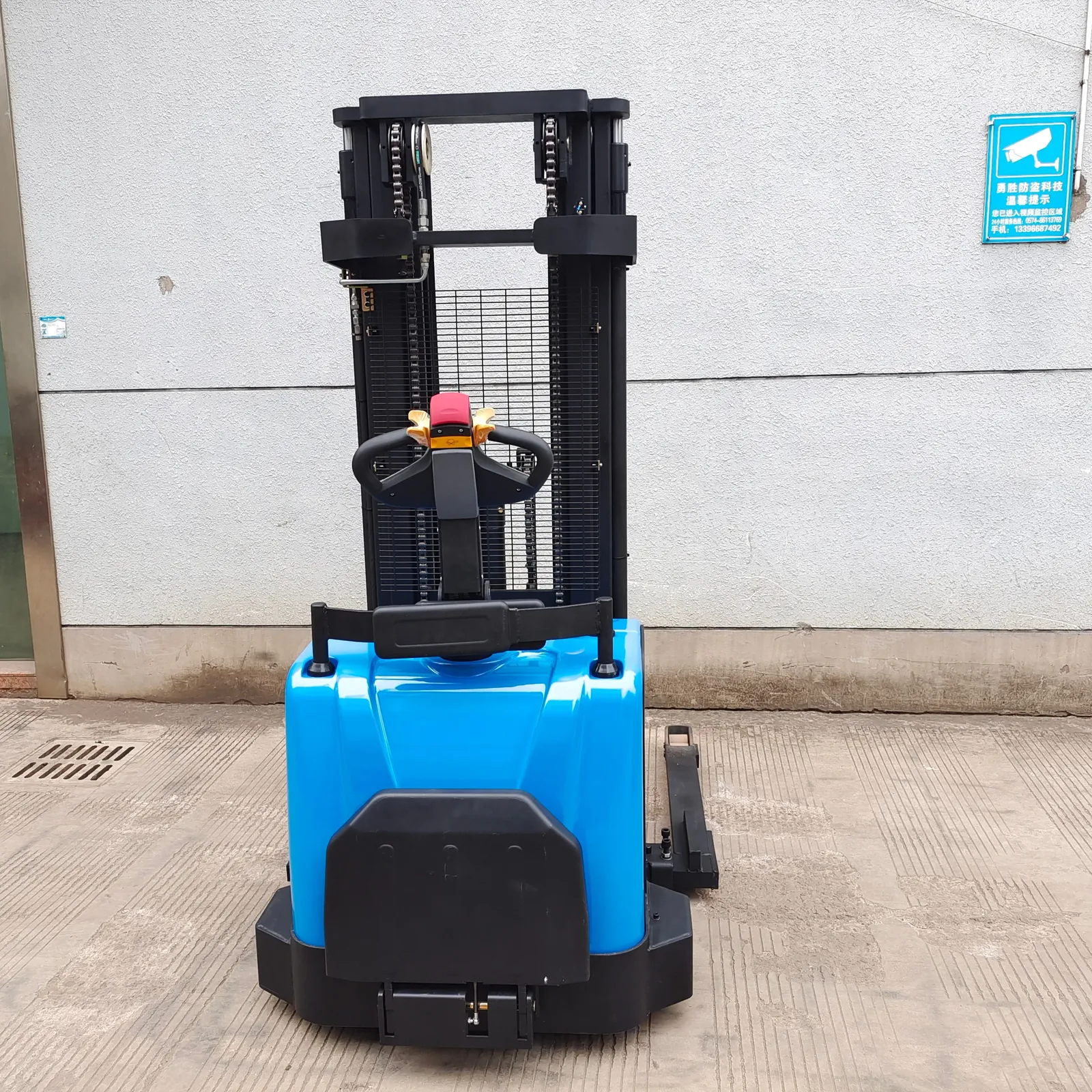 1.5-3 Ton Full Electric Pallet Stacker 3-6m Lifting photo 4