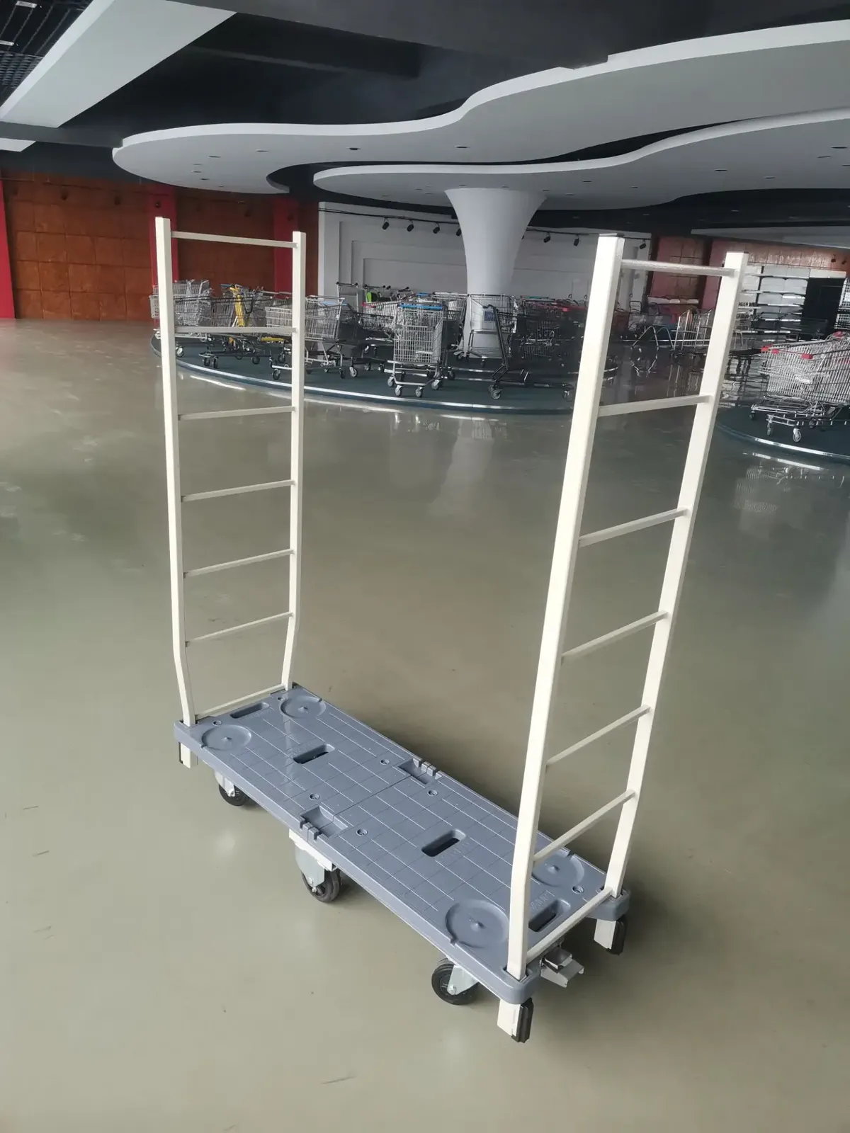 Logistic Trolley Steel Wire Material Roll Container Wheel photo 2