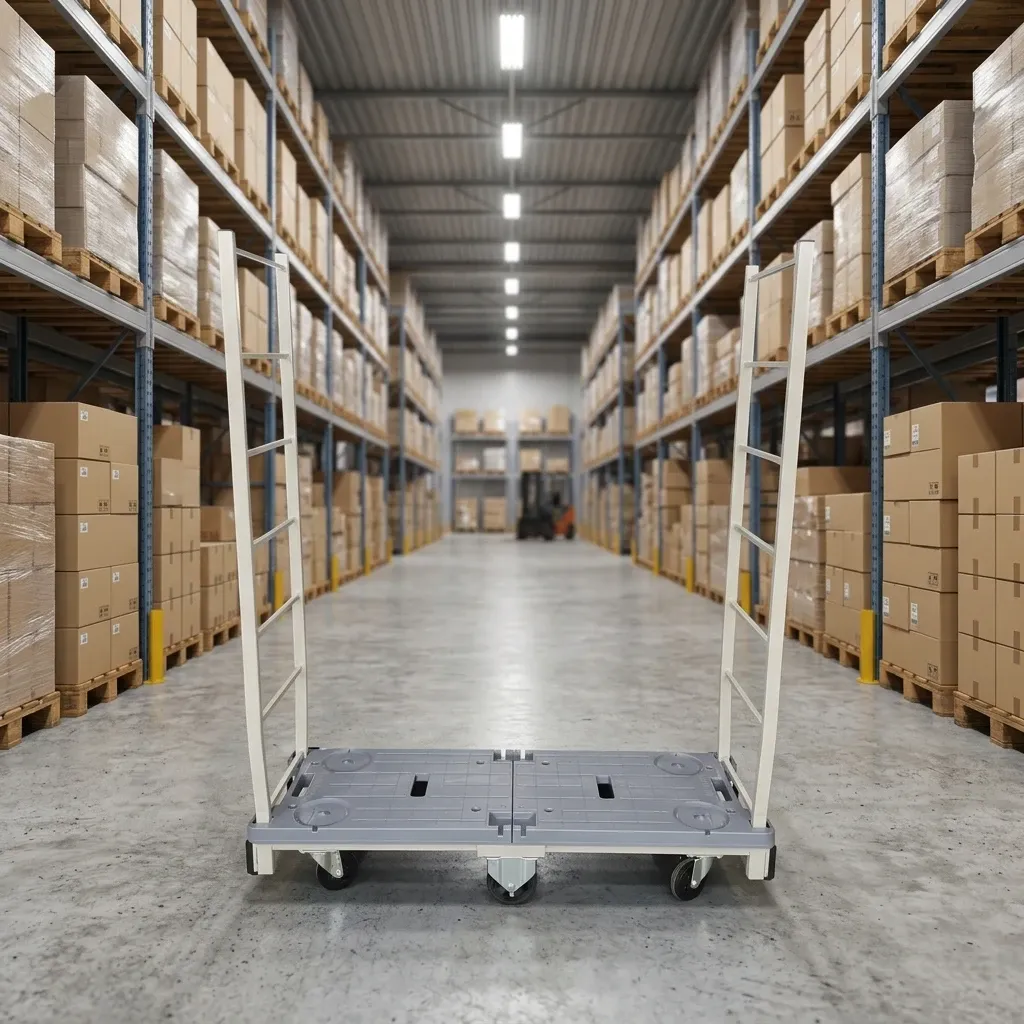 Logistic Trolley Steel Wire Material Roll Container Wheel photo 4