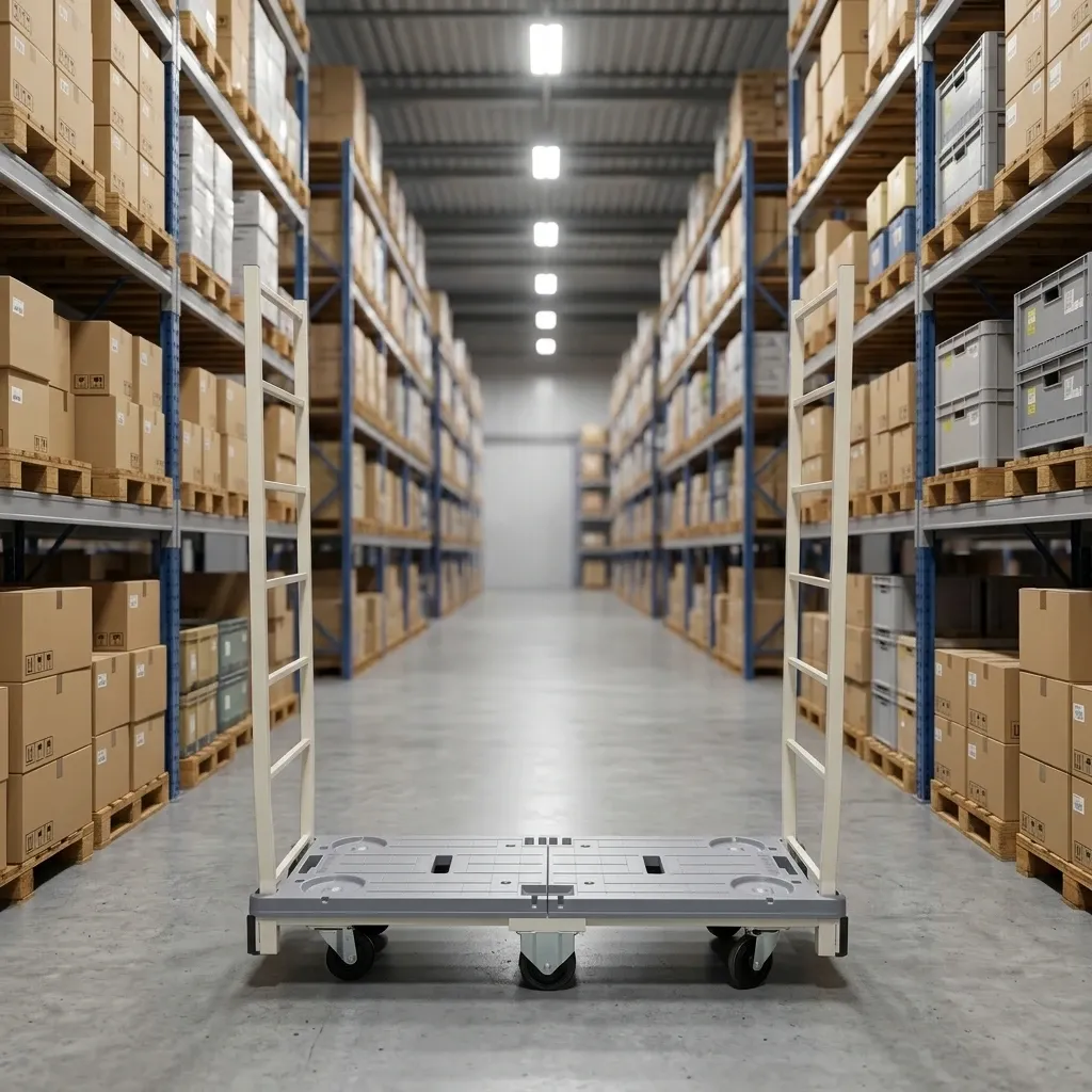 Logistic Trolley Steel Wire Material Roll Container Wheel photo 5