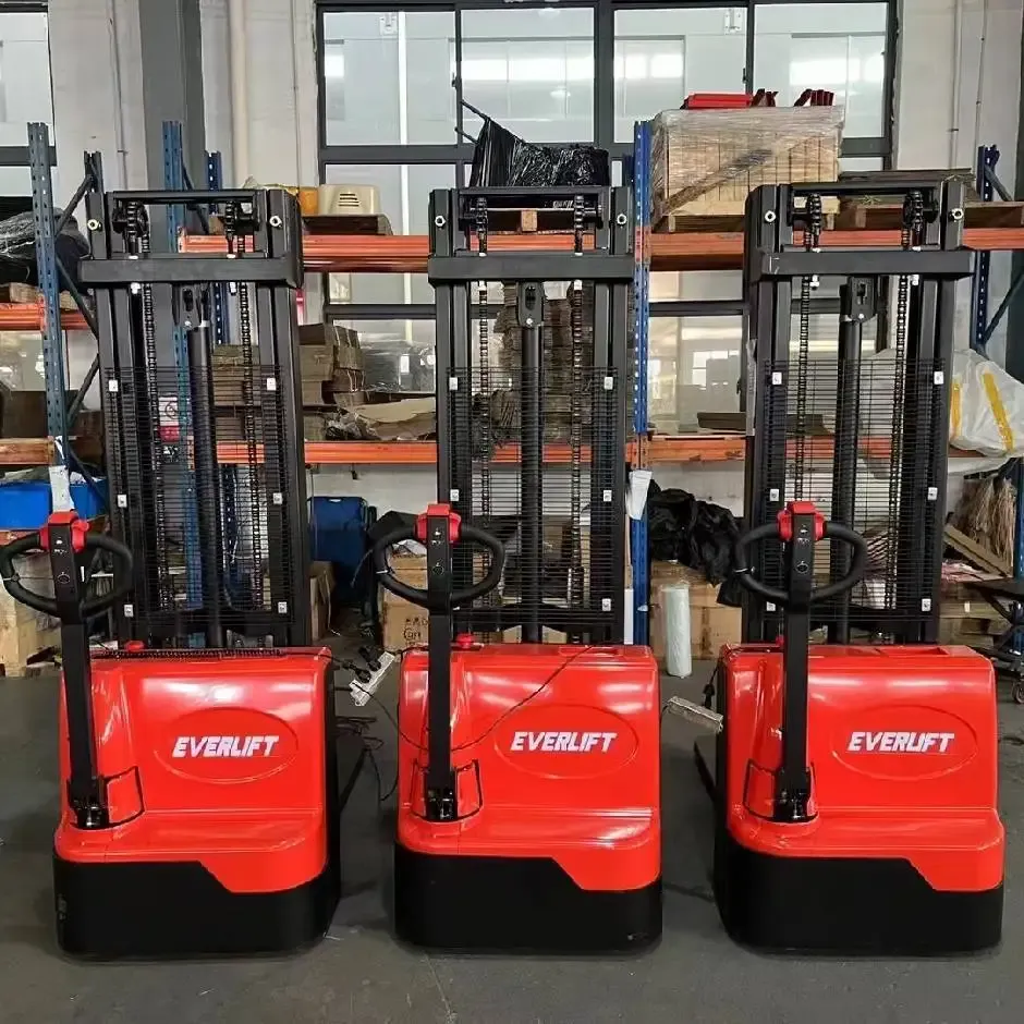 ELES12J 1200 kg Walk Behind Electric Pallet Stacker detail 10