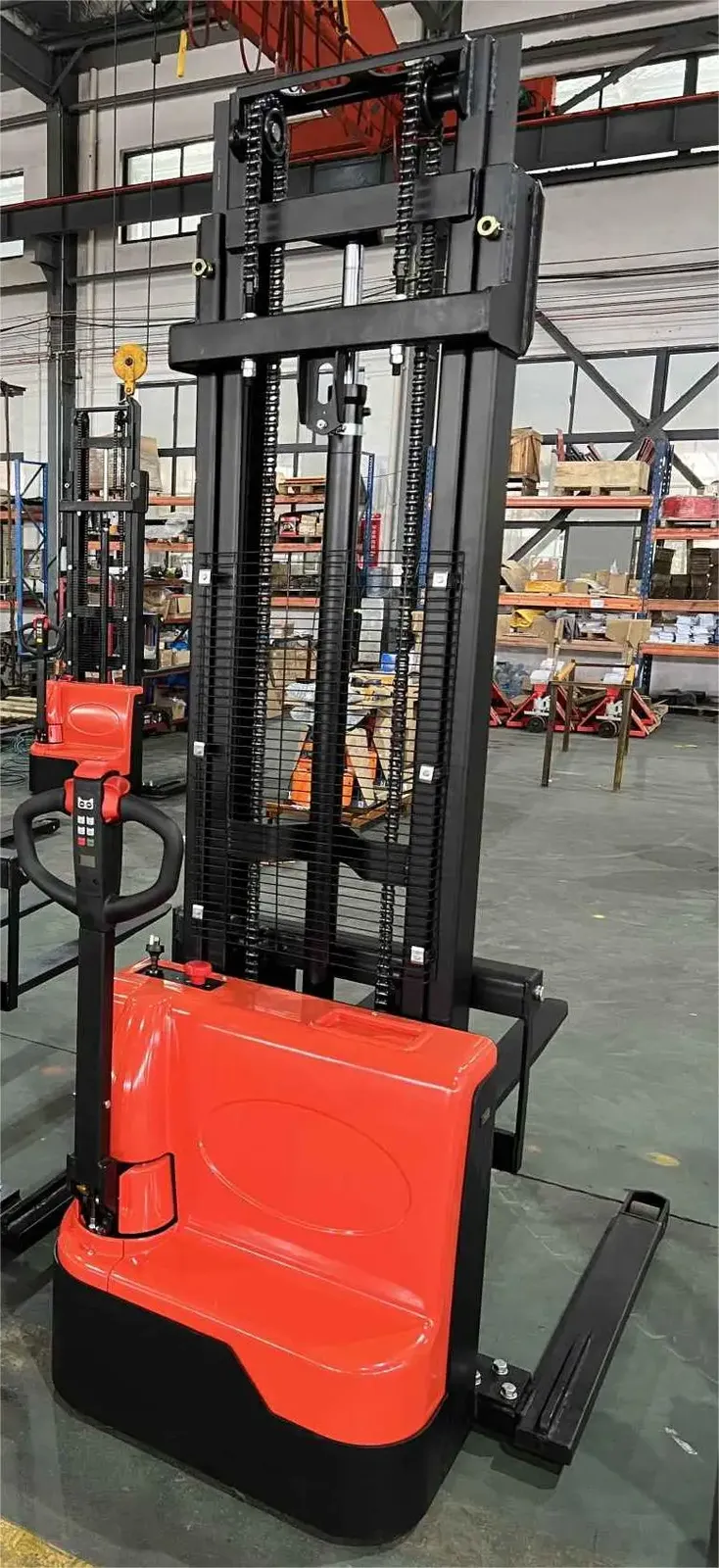 ELES12J 1200 kg Walk Behind Electric Pallet Stacker detail 7