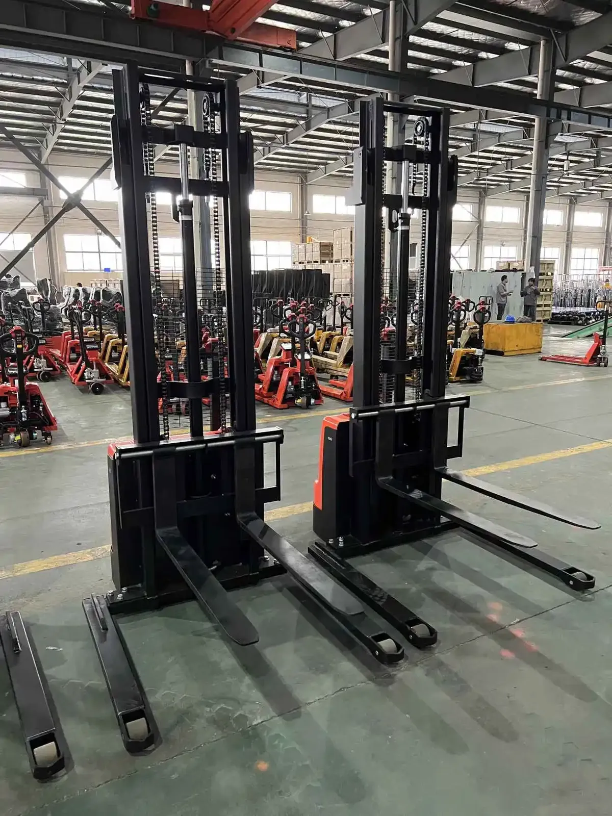 ELES12J 1200 kg Walk Behind Electric Pallet Stacker detail 8