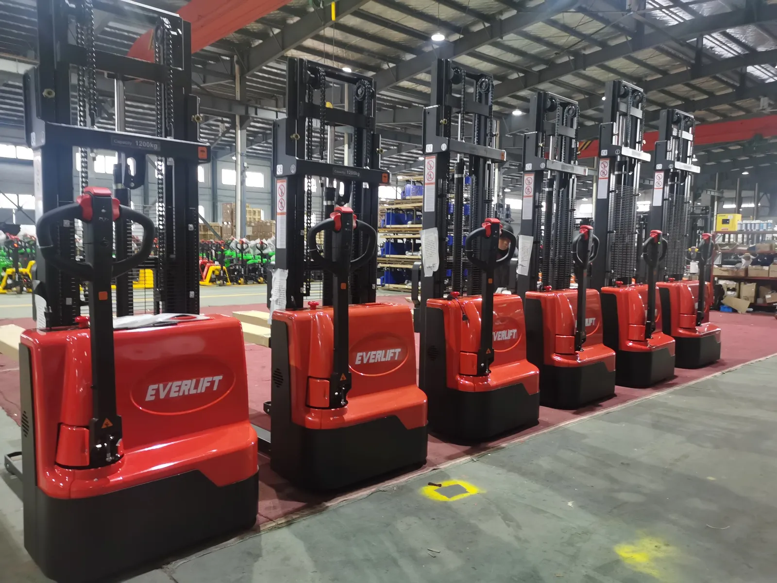 ELES12J 1200 kg Walk Behind Electric Pallet Stacker detail 9