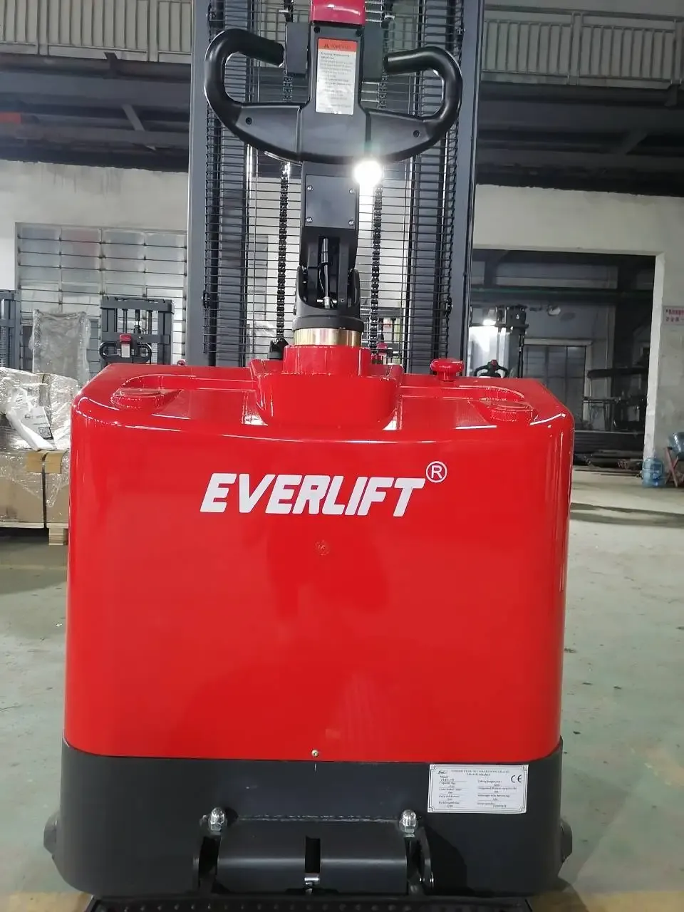 Electric Pallet Stacker, Stand-on Stacker, Ride-on detail 7