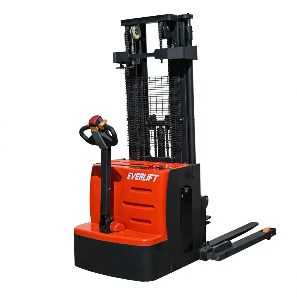 Electric Pallet Stacker, Triplex Mast Stacker, 4.5m photo 1