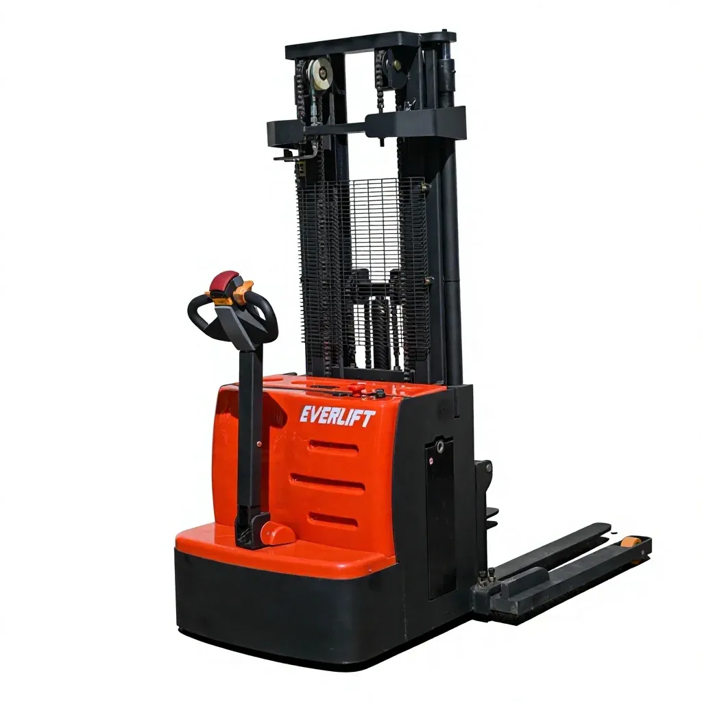 Straddle Stacker, Electric Pallet Stacker, 1.5-2 Ton photo 1