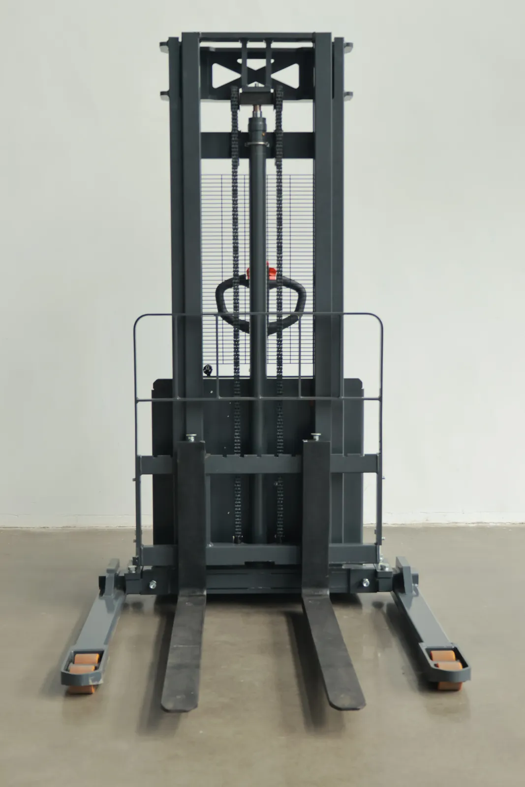 1 Ton 1.6m Electric Pallet Stacker Forklift Warehouse photo 2