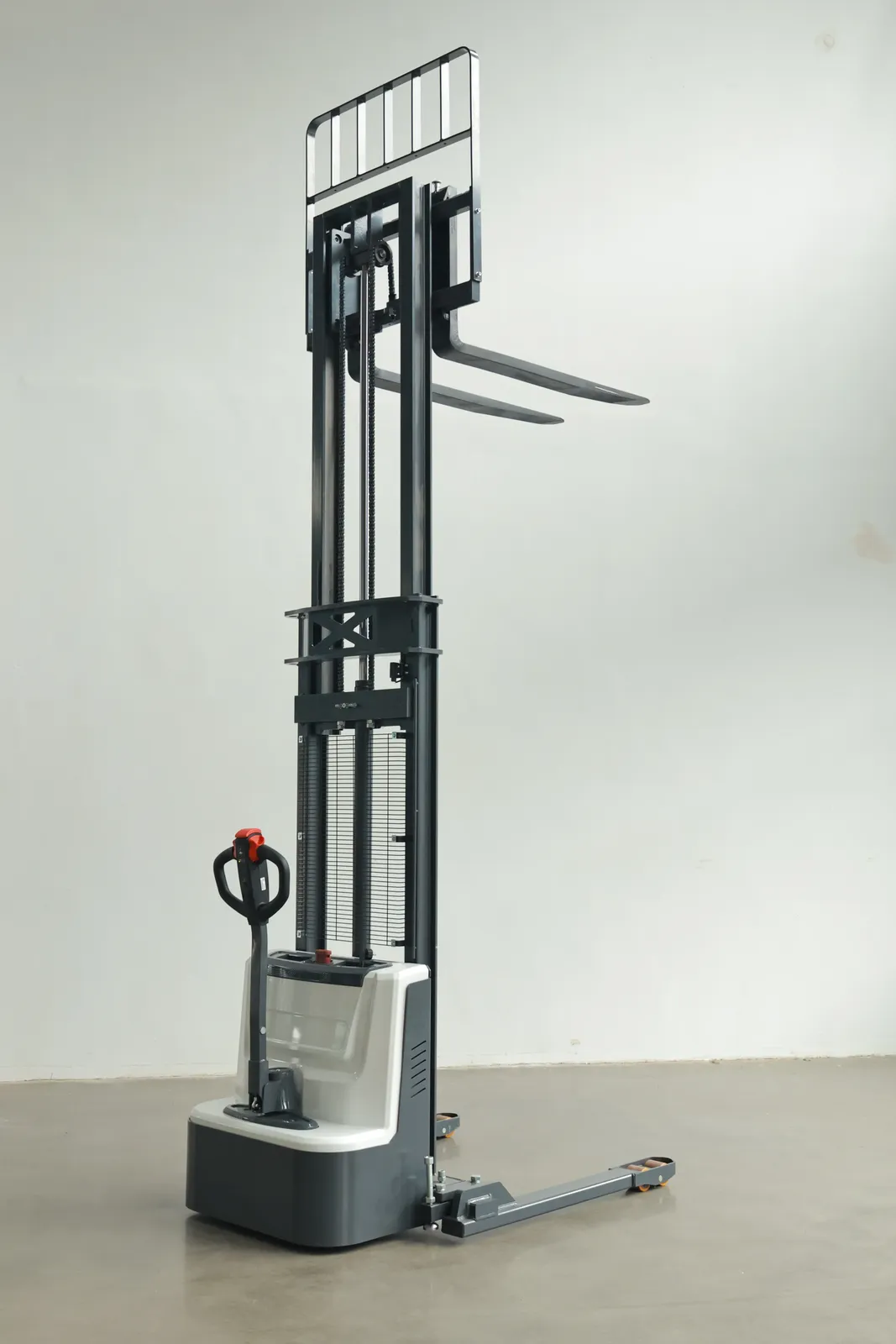 1 Ton 1.6m Electric Pallet Stacker Forklift Warehouse photo 4