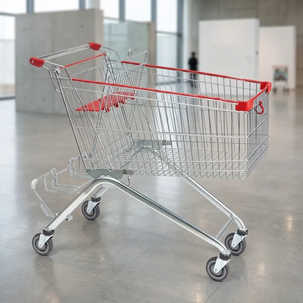 Different 180L European Style Shopping Trolley