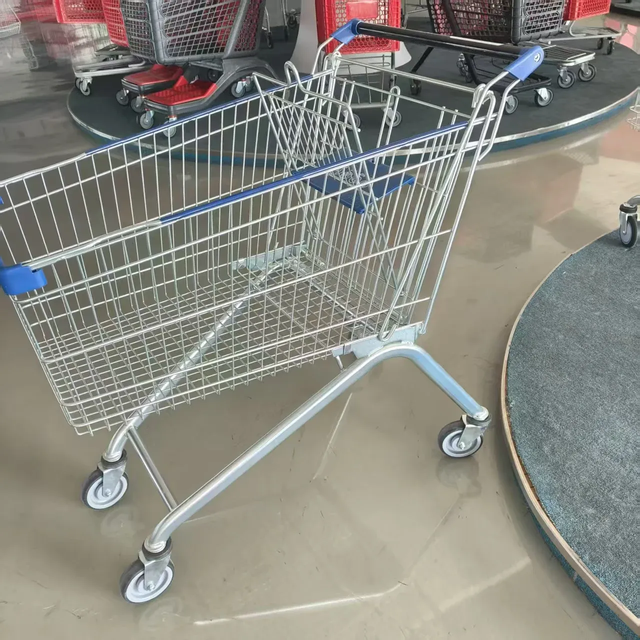 Different 180L European Style Shopping Trolley photo 4