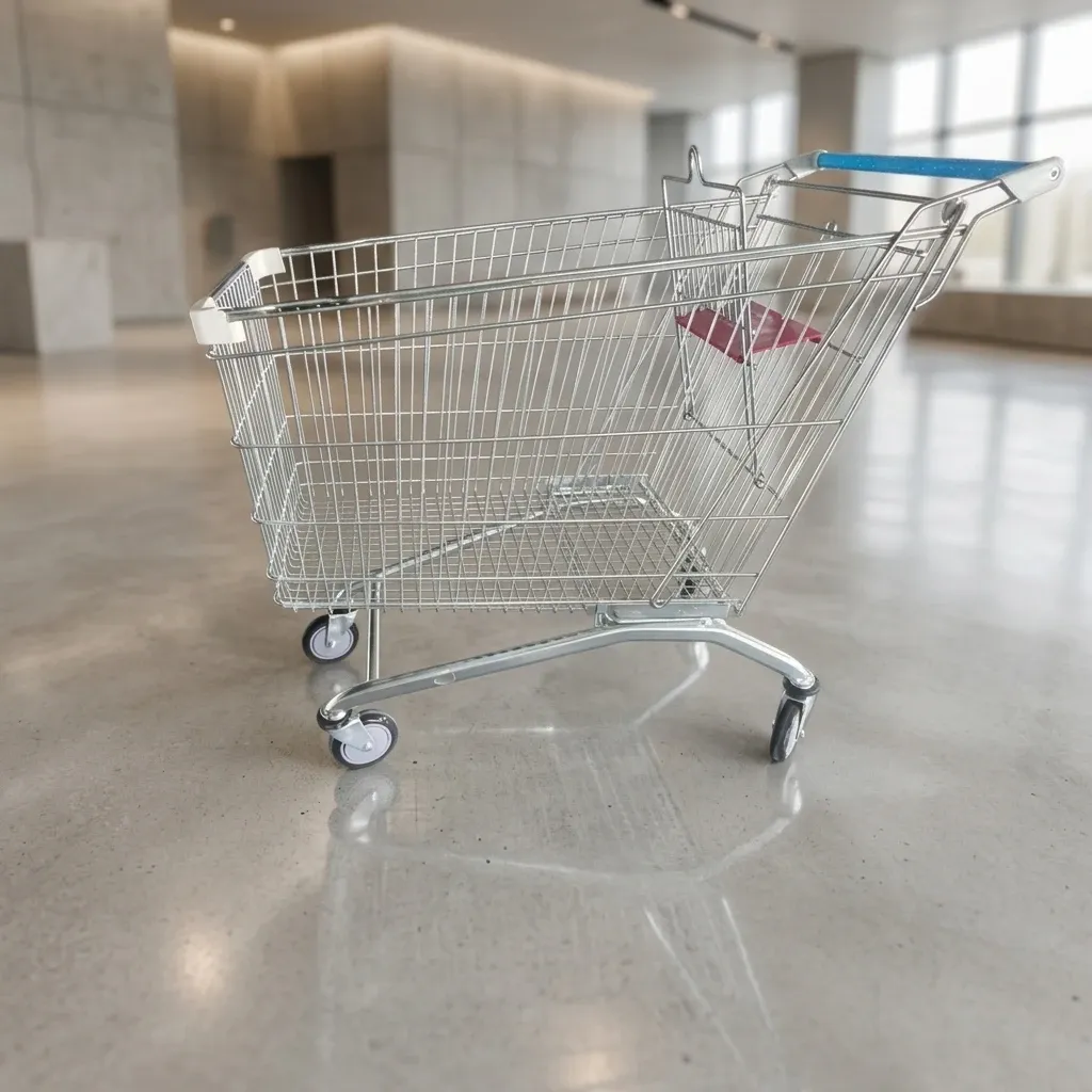 240L European Style Convenience Store Shopping Trolley
