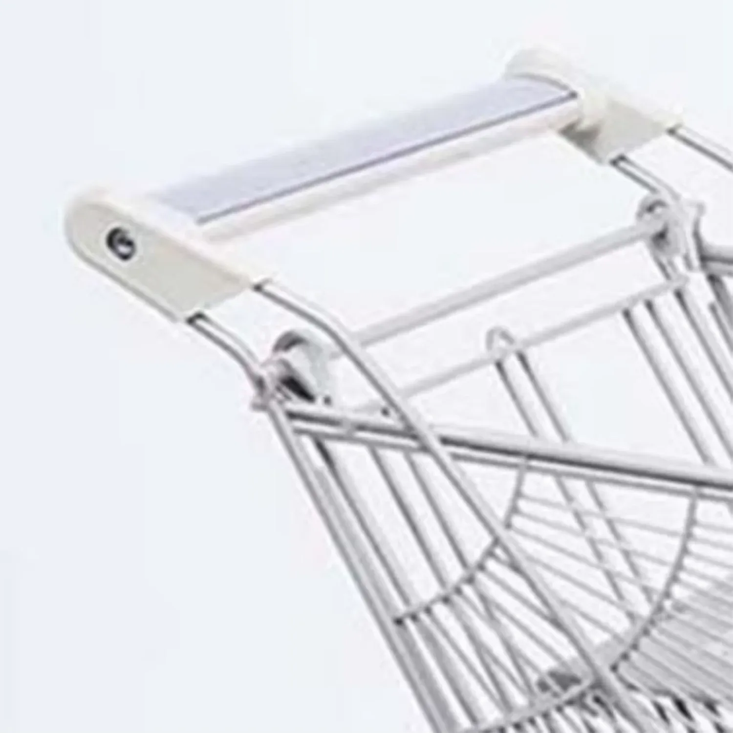 80L European Style Supermarket Shopping Trolley Wheels detail 2