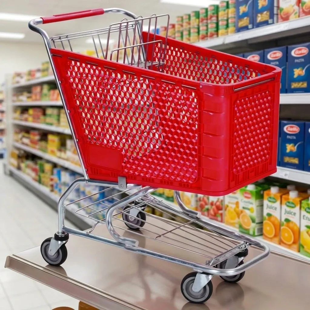 Unfolding Steel Hand Trolley Zinc Plated (LPT-67303)