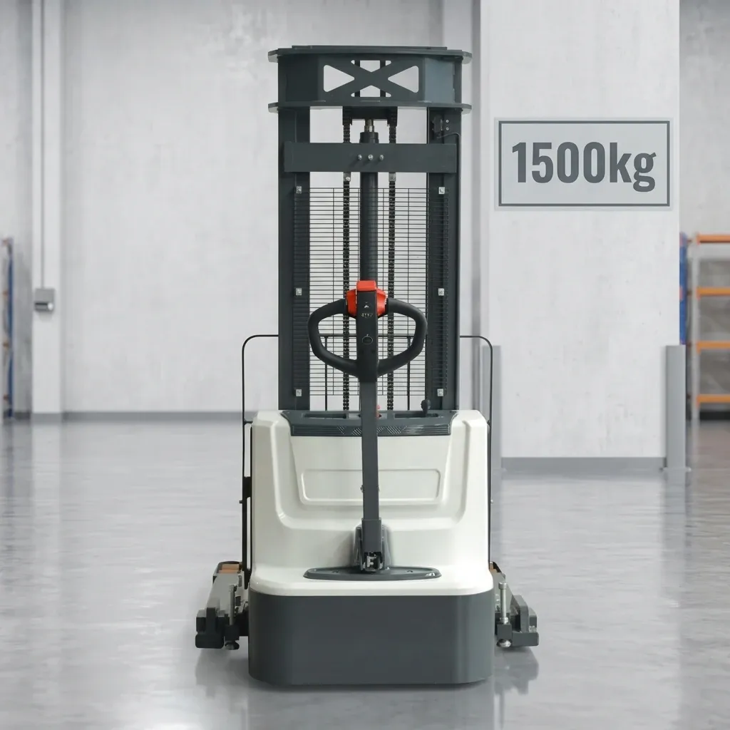 Powerful Electric Pallet Stacker 1.5 Ton Drive photo 1