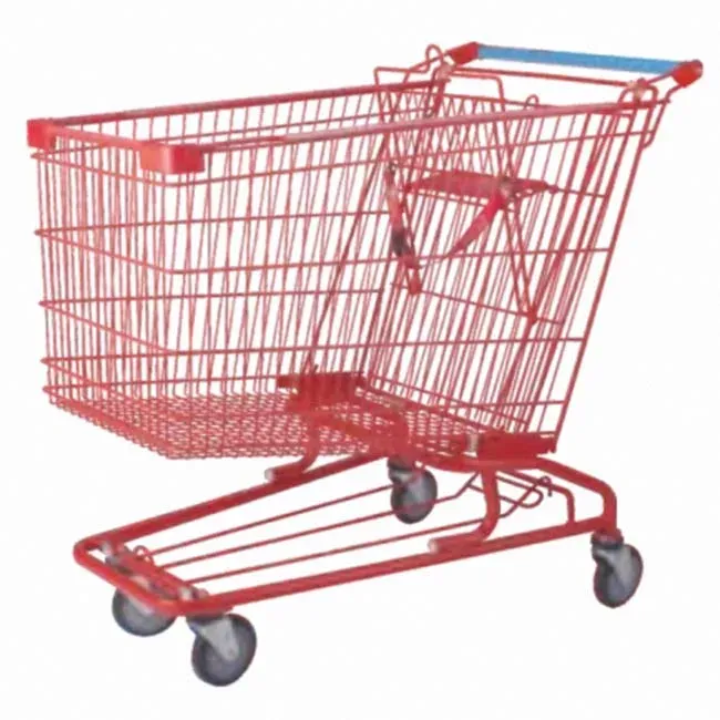 American Style 240L Metal Supermarket Grocery Store Shopping Trolley photo 2