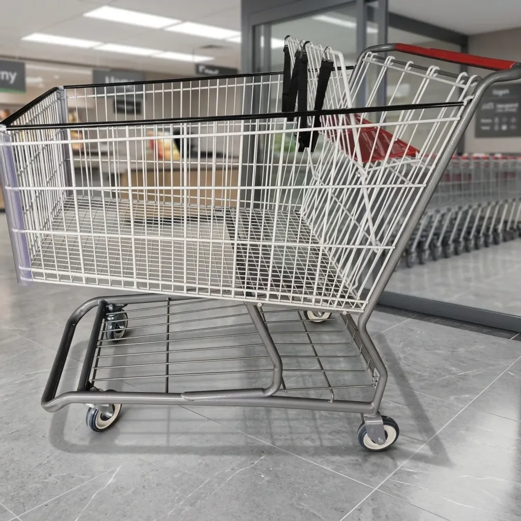 American Style 250L Supermarket Shopping Trolley