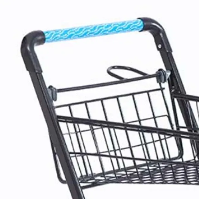 Supermarket Trolley Four Wheels Large Printing Basket photo 3