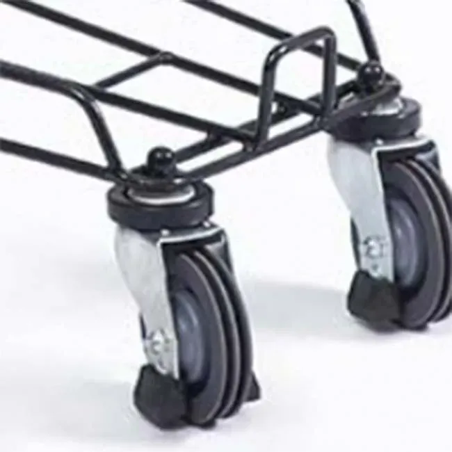 Supermarket Trolley Four Wheels Large Printing Basket photo 6