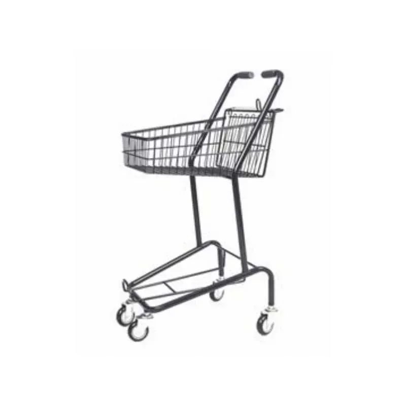 Supermarket Four-Wheeled Basket Trolley Shop Fitting photo 2