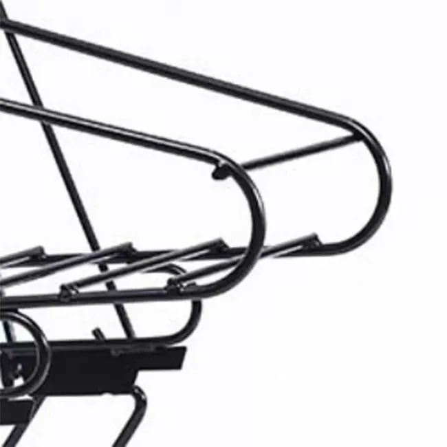 Retail Store Black Metal Shopping Trolley Basket photo 3
