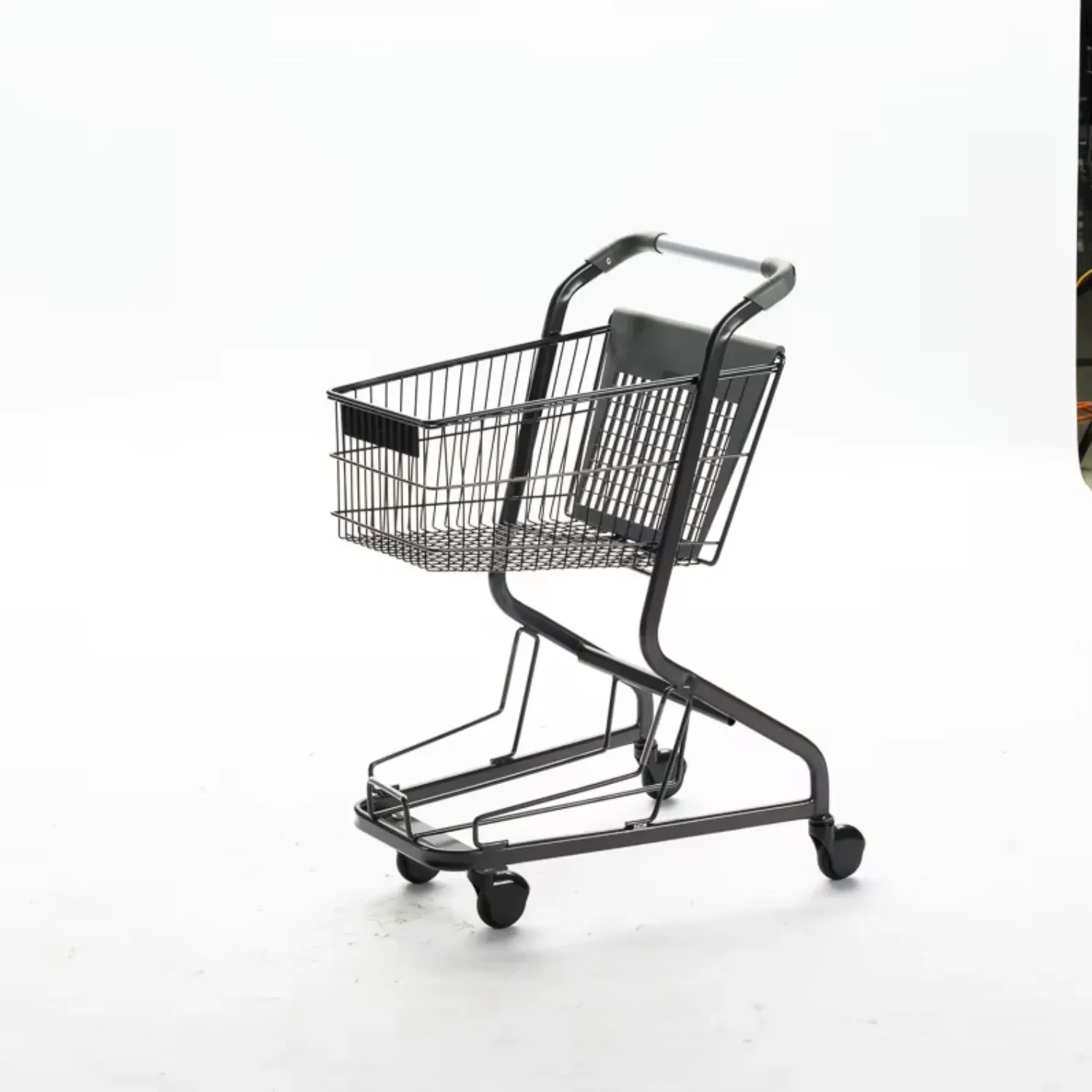 Metal Cart Supermarket Shopping Trolley Basket detail 2