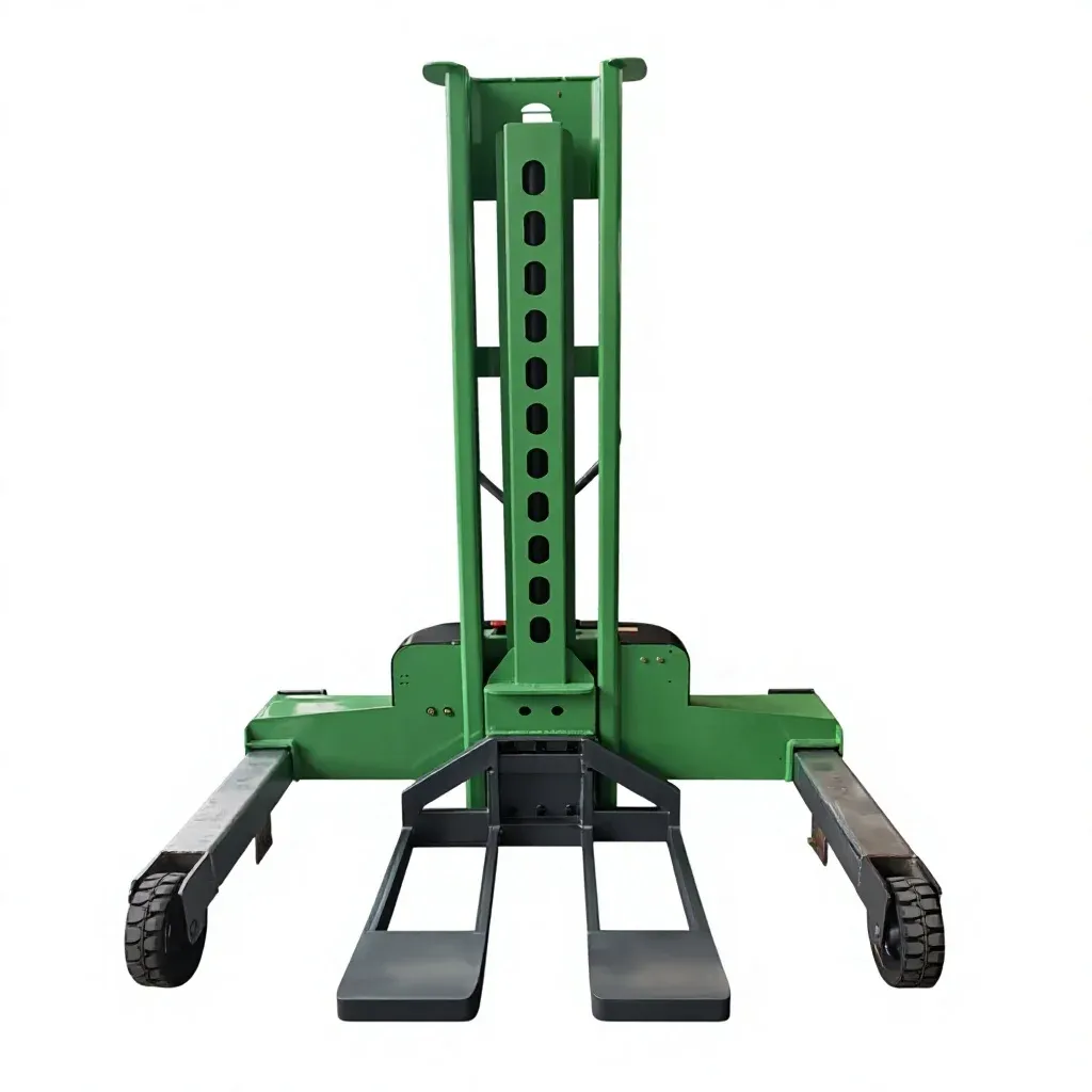 Portable off Road Electric Van Self-lifting Stacker 500 to 1500 kg photo 1
