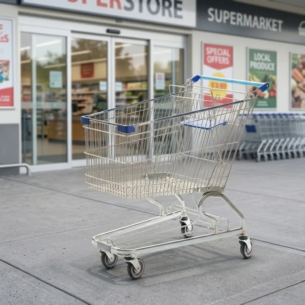Supermarket Grocery Metal Hand Carts Trolleys