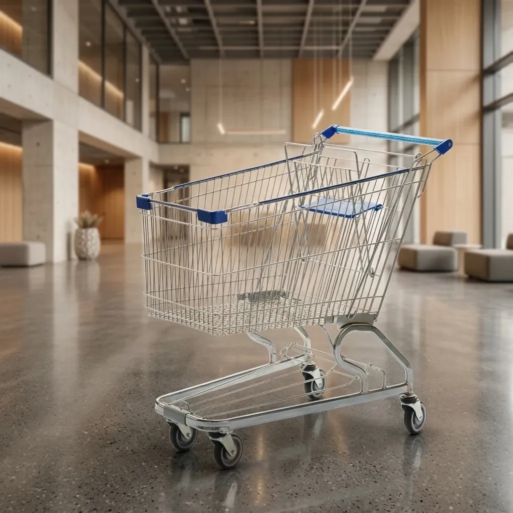 Supermarket Grocery Metal Hand Carts Trolleys photo 3