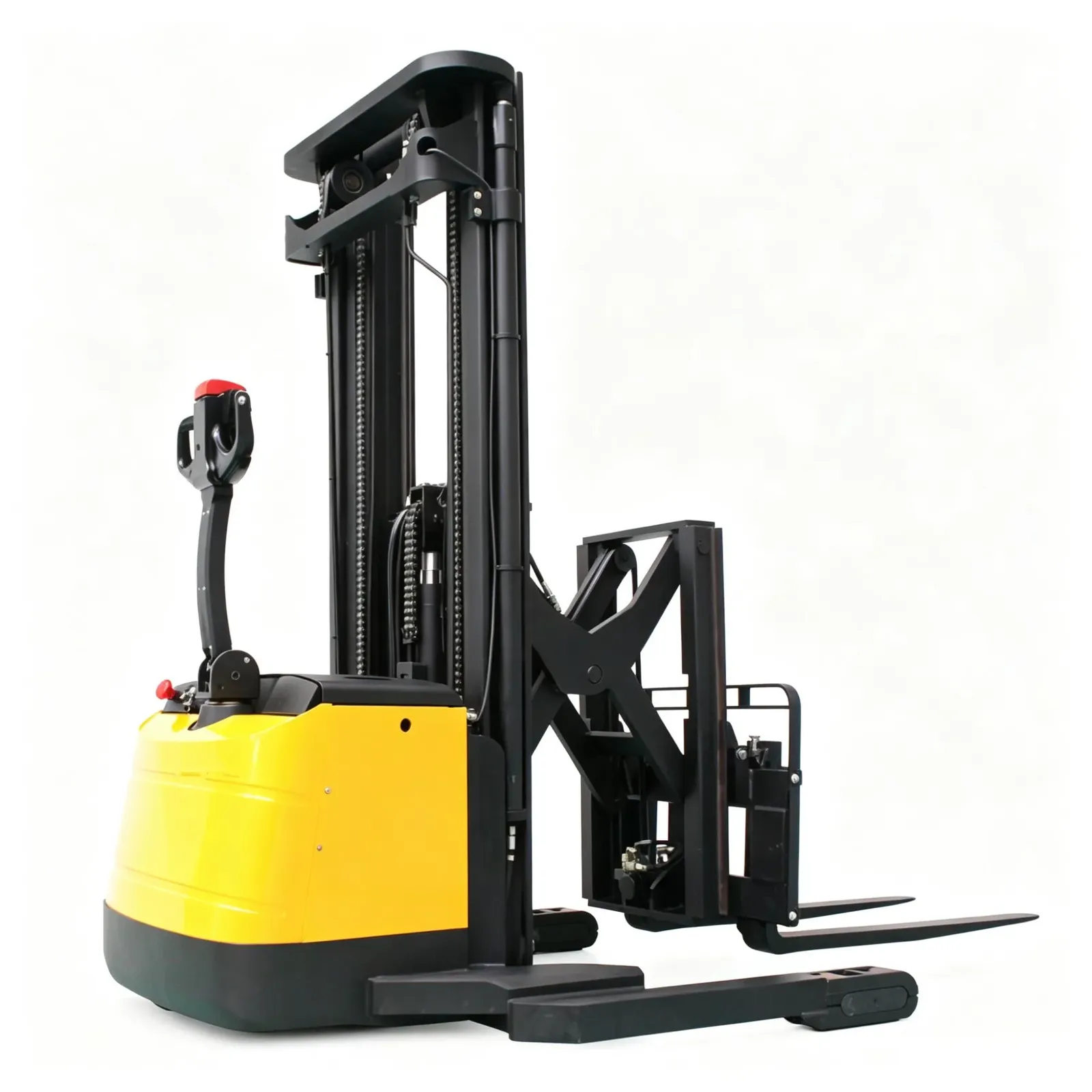 1400 kg Single Scissor Electric Reach Stacker 3m-5.5m photo 1