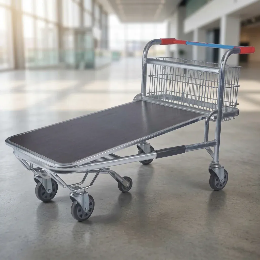 Metal Warehouse Trolley with Heavy Duty Loading Capacity (LPT-62329) photo 3