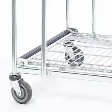 Heavy-Duty Wire Picking Cart Warehouse Trolley Cargo photo 5