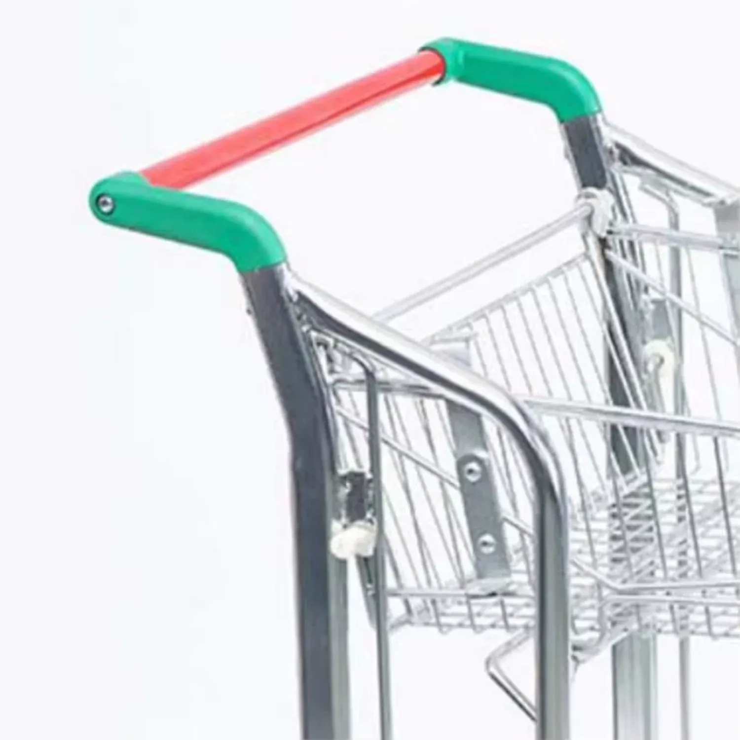 Heavy Duty Foldable Mesh Wire Basket Picking Cart detail 2