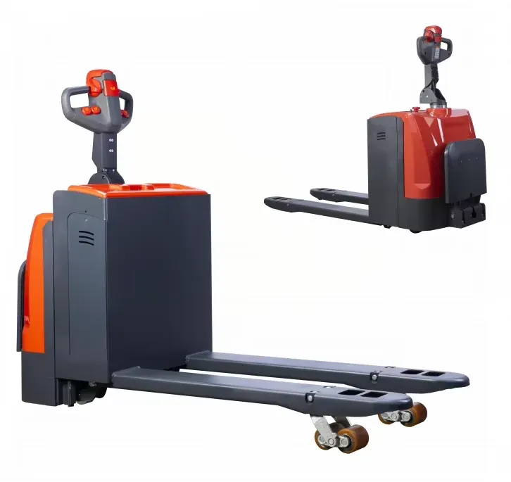 Stand on Electric Pallet Truck Battery Powered PU Wheel photo 1