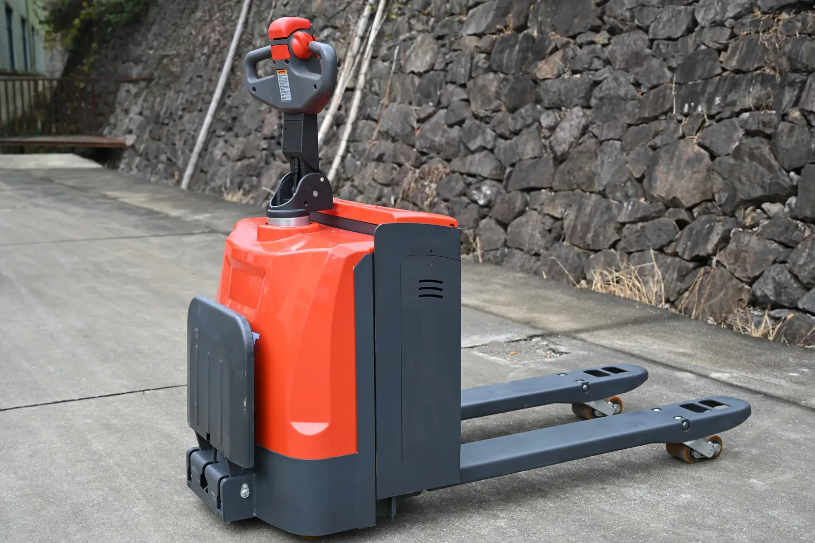 Stand on Electric Pallet Truck Battery Powered PU Wheel photo 4