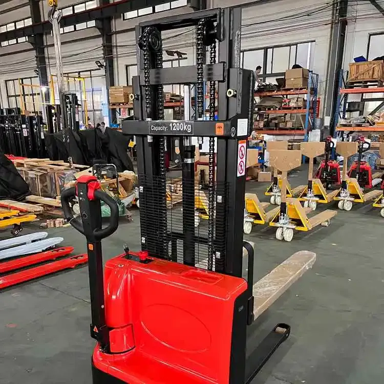 Battery Operated Electric Pallet Stacker 1.5Ton detail 6