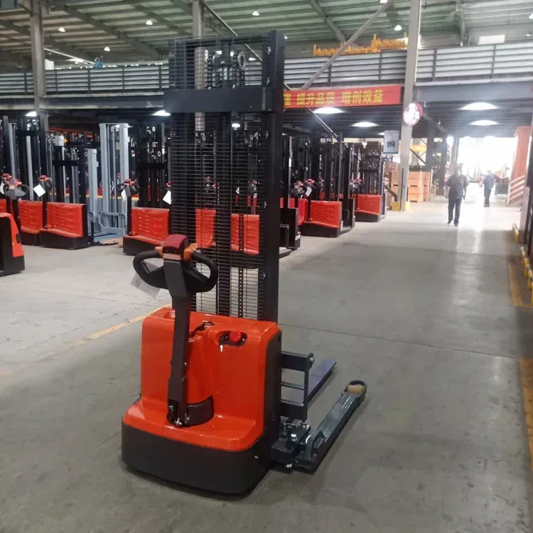 Battery Operated Electric Pallet Stacker 1.5Ton photo 2