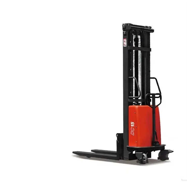 Walkie Stacker 3300Lbs 118Inch Lift Adjustable Forks detail 3