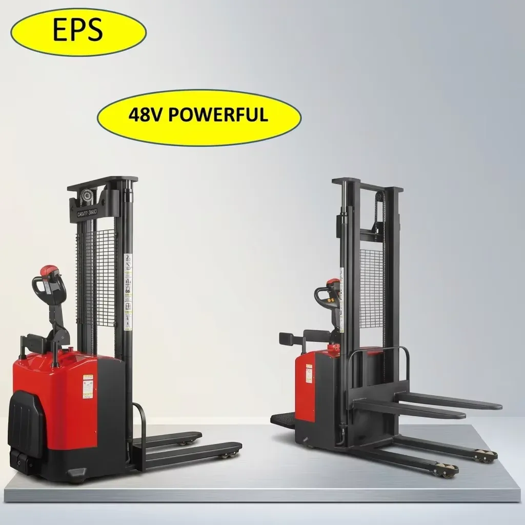 2000 kg 48V Electric Stacker EPS Steering Brushless DC detail 5