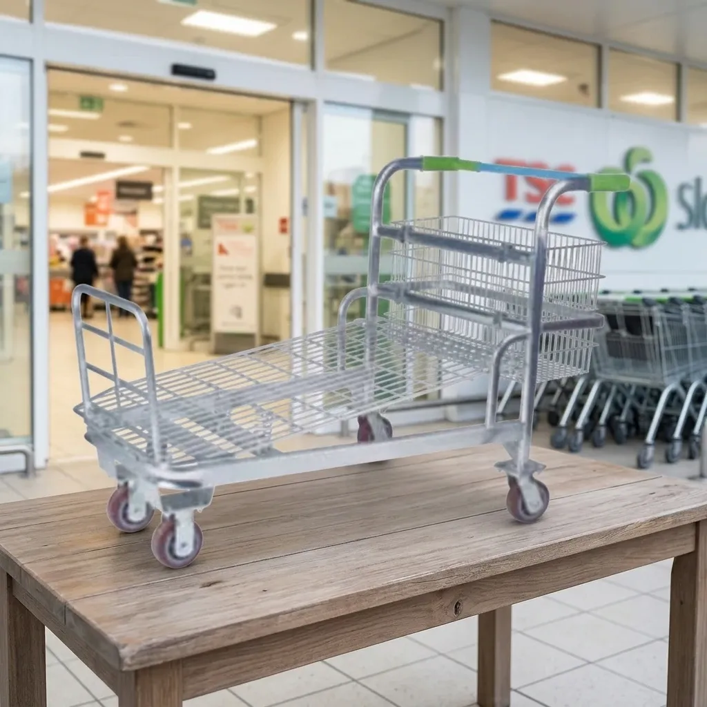 Commercial Heavy Duty Flat Trolley Cart