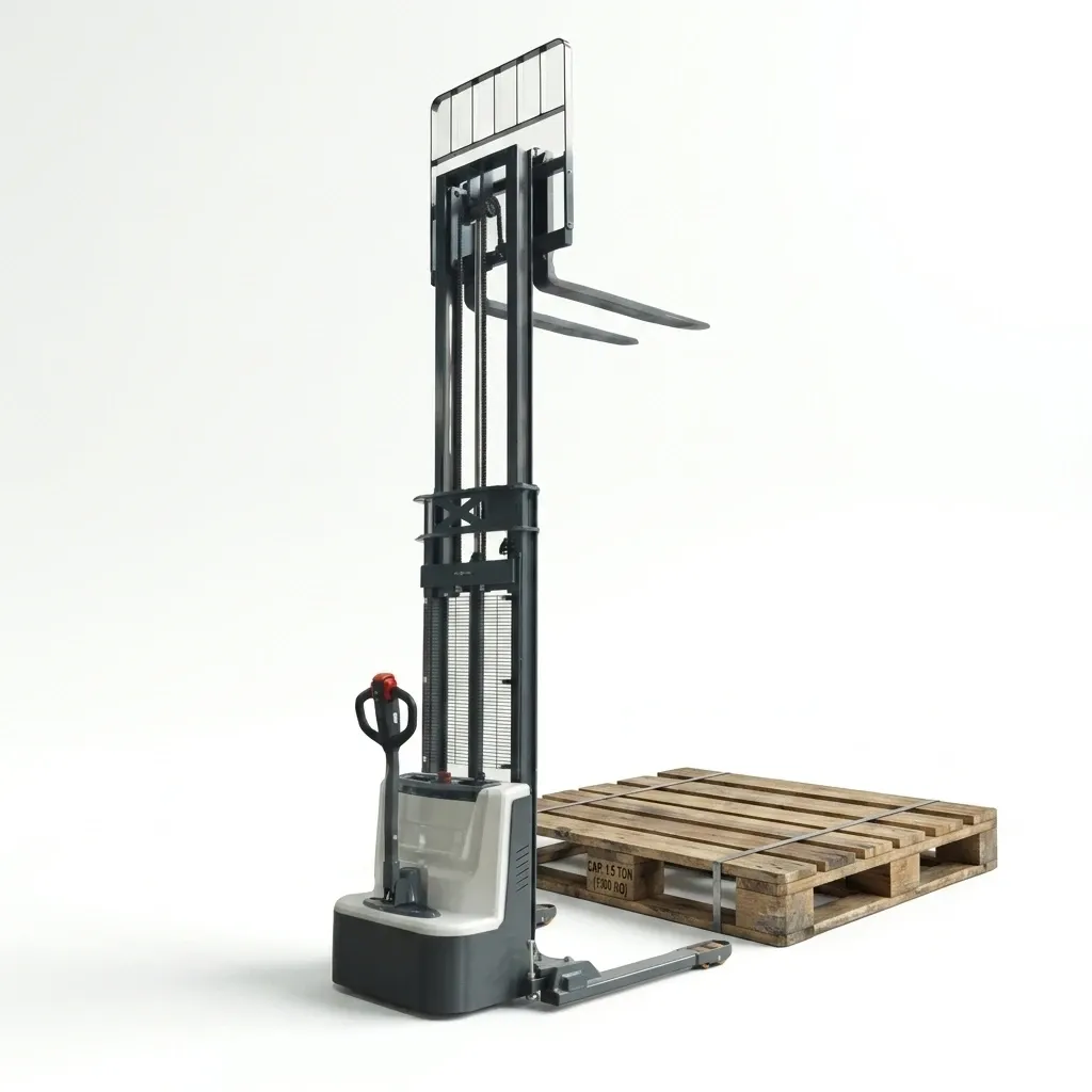 Powerful 3M 3.5M 4M Middle Handle Straddle Stacker Use photo 1