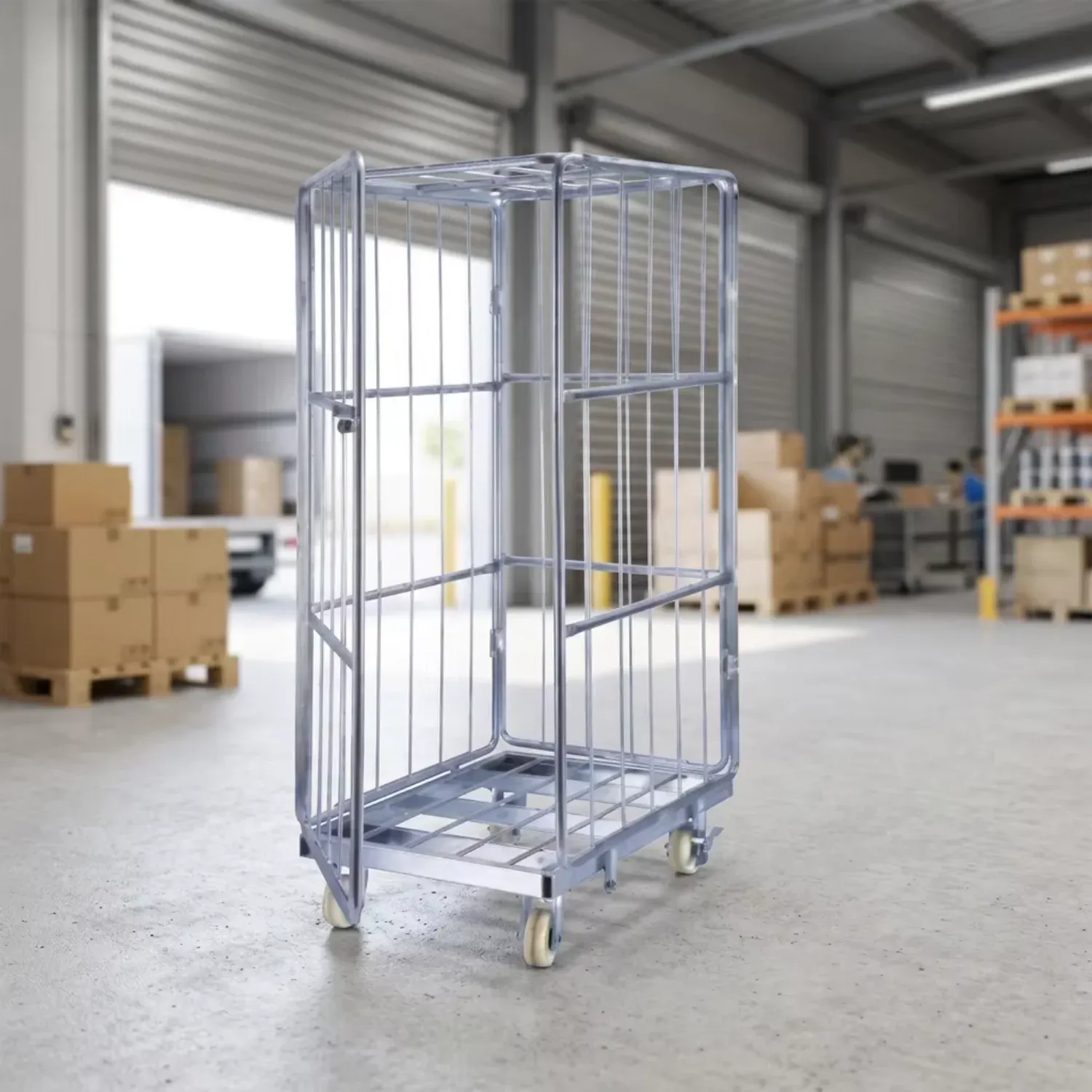 Roll Container with 4 Wheels for Supermarket Bakery detail 1