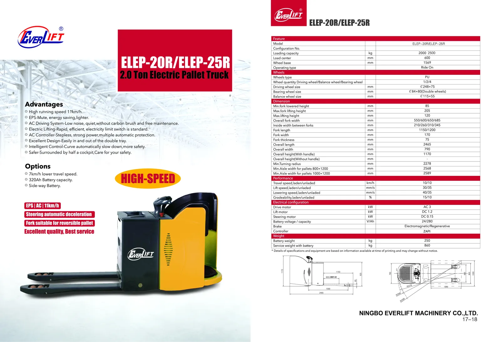 Ride on Electric Pallet Truck 2000 to 2500 kg detail 2
