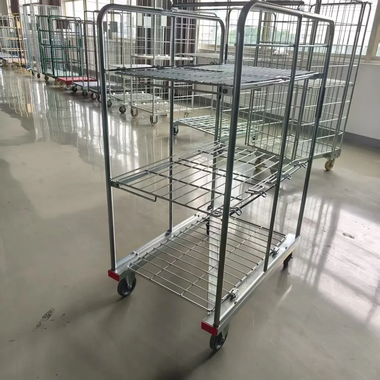 Logistics Industry Transportation Warehouse Nestable Folded Roll Container photo 2
