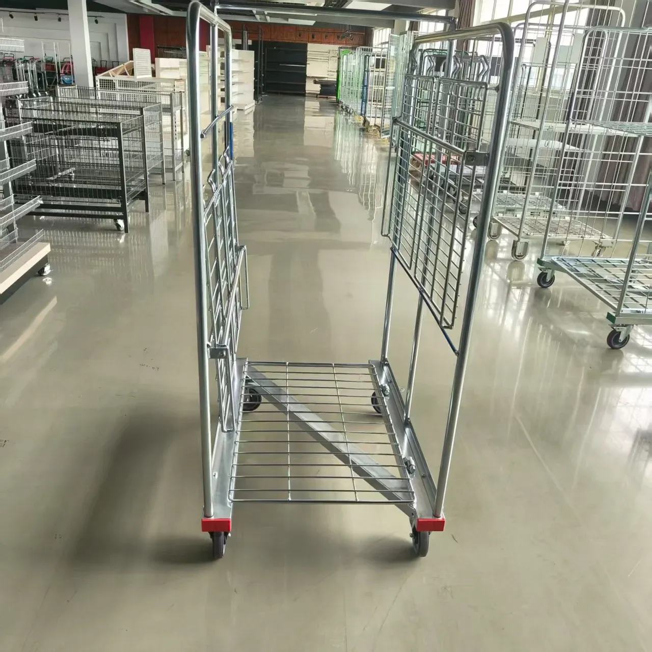 Logistics Industry Transportation Warehouse Nestable Folded Roll Container photo 4