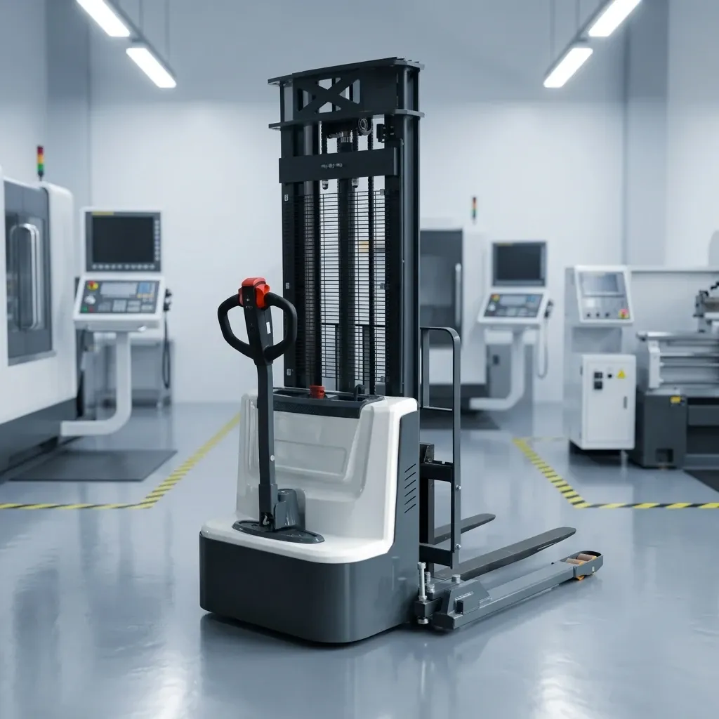 Forklift Stacker Electric Walkie Pallet 1.5T photo 1