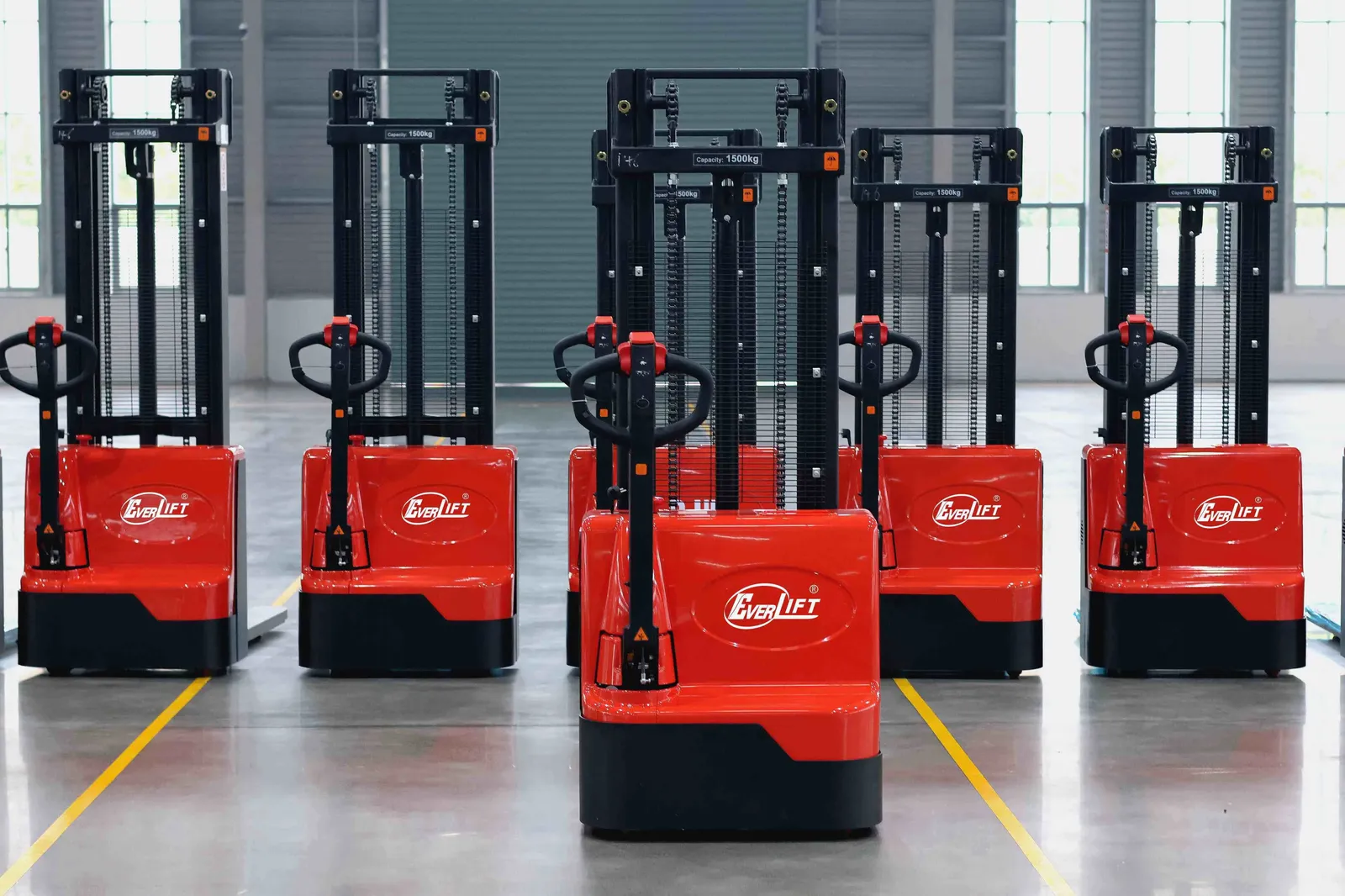 Electric Pallet Stacker Walkie Forklift Narrow Aisle detail 7